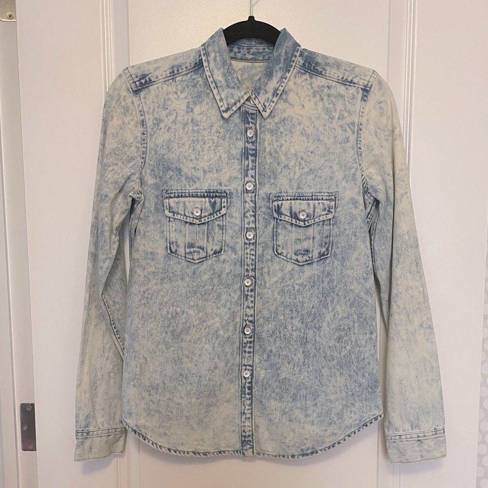 Gap Acid Washed Denim Shirt